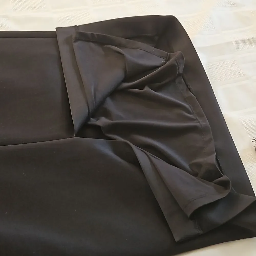 HP Marciano Cocktail Bodycon Midi Dress With Sheer Back Small Black - Picture 11 of 16
